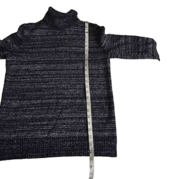 J  Crew Turtleneck Sweater Space Dyed Blue Black Size Small - Picture 10 of 10